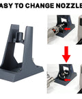 Pro Grade 1000W Hot Air Rework Station with digital display showing nozzle change, easy desoldering for PCB repair.