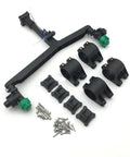DIY Sprayer Drone Extension Rod With Dual Nozzles For Wider Coverage And Anti Collision Y Mount Tool Free Assembly shown with accessories