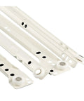Thickened Two Rail Drawer Track Slides With Built In Roller Pulley For Cabinets And Desks Heavy Duty 20 Inch Length detail view