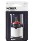 Valve Kit GP1016515 For Single Control Faucets in packaging, showing white replacement valve and O ring for maintenance.