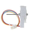 Side view of Condenser Fan Motor Replacement For GE Haier Refrigerators Quiet Cooling Fix Noisy Or Inoperable Fan Replaces WR60X10209 AP4265957