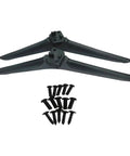 Replacement TV Legs For Hisense 32, 40, And 43 Inch Select Models, Black Tabletop Feet With Screws Kit, Durable ABS Construction