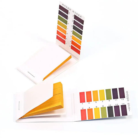 PH Test Strips 0-14, 80 Count Litmus Paper For Saliva Urine Water Soil Testing, Pet Food And Diet Indicator Strips With Color Chart