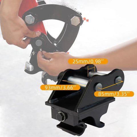 Mini Excavator Quick Change Hitch For Small Diggers Up To 3 Tons Mechanical Quick Coupler For Fast Attachment Swaps