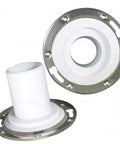 Superior Grade Heavy Duty Closet Flange Replacement With Stainless Steel Ring And Thick Rubber Gasket for 3 inch pipes.