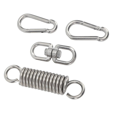 Beefy Heavy Bag Spring In 304 Stainless Steel 200kg Load Capacity with fasteners and rotating ring