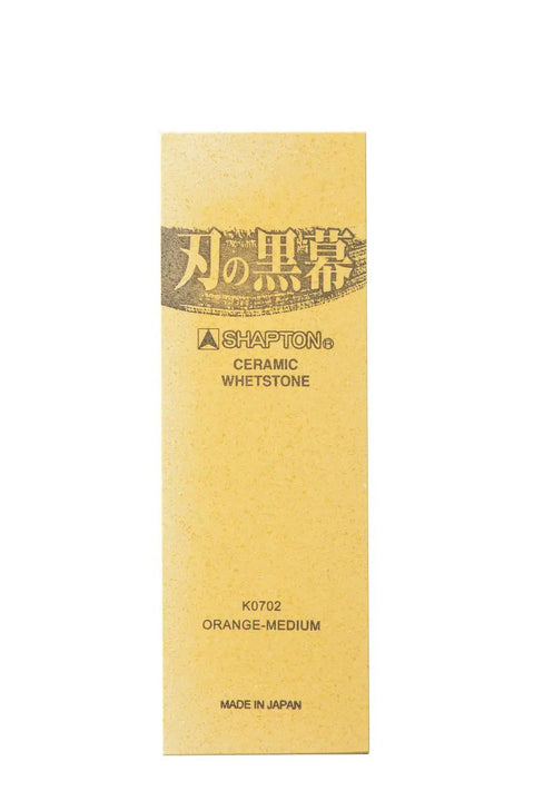 Medium 1000 Grit Whetstone For Knife Sharpening, Orange Ceramic Stone For Rough To Fine Edges, K0702 Style Sharpener