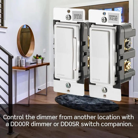 Solid Smart Z Wave Plus Dimmer Switch That Plays Well With Alexa And All Your Mainstream Smart Hubs Classic Decora Build installation in a modern home.