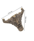 8 Pcs Antique Decorative Box Feet For Jewelry Boxes And Small Furniture, Zinc Alloy Construction, Super Durable And Hard To Break, Adds Old School