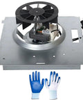 9x9 Inch Bathroom Exhaust Fan Motor Assembly Replacement With Copper Winding 50 CFM 2 Sone Compatible With 763RL 769RL Series