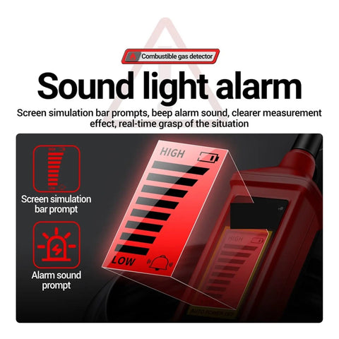 Portable Combustible Gas Detector Featuring Adjustable Sensitivity And Loud Audiovisual Alarm For Home RV Real Deal Methane Monitor Straight Up Dependable For Catching Every Leak So You Keep Your Crib Secure