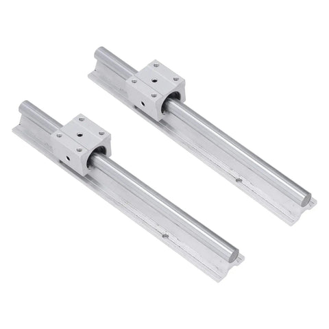 Two Piece 300mm Steel Linear Rail Guide With SBR16 Slide Block For CNC Parts Delivers Smooth Accurate Motion And Easy Installation For Precise Machining And Automation Gear. Two 300mm steel rails with SBR16 blocks