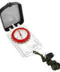 Orienteering Compass Ruler Navigation Tool For Hiking And Camping With High Precision Dial And Luminous Coating, clear flat compass
