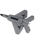 Top view of F22 RC Plane Ready To Fly Remote Control Aircraft 2.4GHz 2 Channel Glider For Beginners Easy To Fly Fighter Jet Style RC Airplane