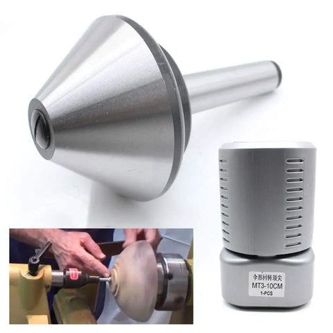 Bull Nose Live Center For Lathe MT3 Morse Taper 75 Degree Hollow Turning Alloy Steel Shaft Heat Treated To Rc 60 62