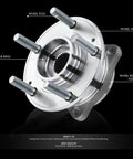 Front Wheel Bearing Hub Assembly Direct Fit for Hyundai Sonata 2015 2019 Tucson 2016 2021 Veloster 2019 Cadenza 2017 2020 Optima 2016 2020 Sportage 2017 2022 Beefed Up Replacement OEM Quality Replaces 513374 51750 C1000