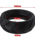 Six Inch 150x50 Tire With 150mm Inner Tube For Small Electric Skateboard Wheel And Folding Bicycle dimensions shown