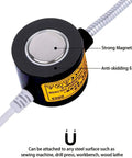 Magnetic LED Work Light 30LED 6W Gooseneck Lamp close-up of magnetic base and anti-skidding edge attachment feature