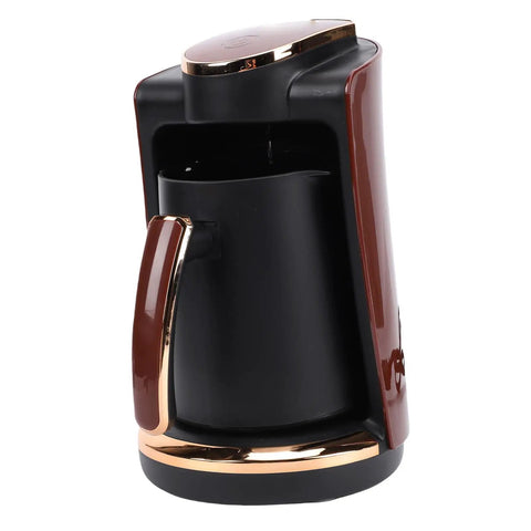 Turkish Coffee Maker 250ml Electric Brewer With 550W Fast Heating Cup Included No Fuss Single Serve For Rich Turkish And Greek Style Brews Home Coffee Machine For Hot Beverages, side view