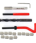 Heavy Duty Jiawu M10x1.25 Thread Repair Kit With Stainless Steel Rethreading Tap Set And 17 Piece Tool To Fix Damaged Holes In Auto Parts Machinery Radiators Fast And Easy, tap wrench and inserts