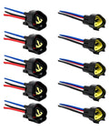 Built Tough Heavy Duty Waterproof Auto Connectors 5 Pack 3 Pin Male Female Wiring Harness Quick Disconnect Terminals