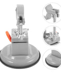 Close-up of Portable Table Vise Clamp With Rock Solid Grip And No Fuss Operation For DIY Crafts Small Metal Bench Vise base and clamp