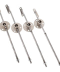 Heavy Duty Cabinet Door Support Rods 4 Pack With Soft Close Lift Hinges For Kitchen And Wardrobe Iron Silver Easy DIY