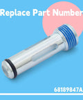 Premium Actuator Oil Supply Filter Replacing 68189847AA, aluminum construction, designed for Fiat Spider and Jeep Renegade engines.