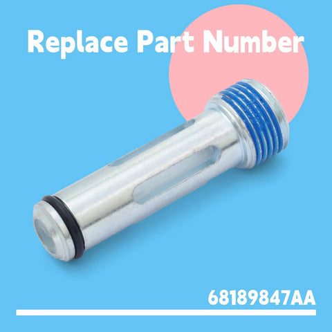 Premium Actuator Oil Supply Filter Replacing 68189847AA, aluminum construction, designed for Fiat Spider and Jeep Renegade engines.