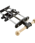 Quick Release Front Vise For Woodworking, 9 Inch Bench Vise With Dual Guide Rods To Stop Racking, metal construction, wood handle
