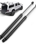 Rear Window Lift Supports For Jeep Wrangler TJ 1997-2006 With Hard Top, 2 Pack, AVM 16403, black heavy duty gas struts