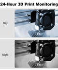 Nebula Camera For 3D Printer Monitoring With Night Vision And WiFi 24 Hour Live Print View Time Lapse Video USB Connect