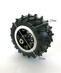 4Pcs RC Car Wheels And Tires Set Built For Tough RC Short Course Trucks With 5.5 Cm Diameter And 2.8 Cm Wide Rubber Tires 0.29 Cm