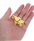 Heavy Duty Vintage Metal Toggle Latch 2 Pcs Zinc Alloy Antique Style Hasps for Steamer Trunks Toolboxes held in hand