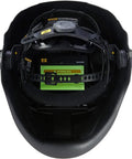 Interior view of Sentinel A50 Welding Helmet with low-profile black shell, high-impact nylon and Halo headgear adjustment mechanisms.