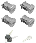 4 Pack SKS Lock Cores For Car Rack Systems Replacement Universal Lock Cores For Lockable Accessories And Racks with keys
