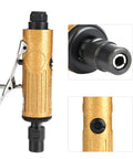 Rock Solid Metal Straight Shank Pneumatic Air Die Grinder with ergonomic grip and adjustable speed for precision work.