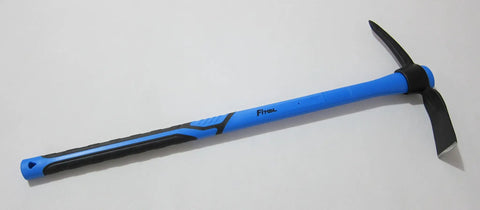35 Inch Forged Heavy Duty Adze Pick Mattock With Shock Absorbing Fiberglass Handle Beefy 5 Lb Pickaxe