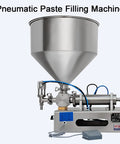 Top Shelf Pneumatic Horizontal Paste Filler With Slick Drip Free Performance And No Sweat Hassle Setup For Ketchup Honey Oil Lubricant Shampoo Cream 500 To 5000 Ml - stainless funnel and filling machine
