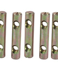 5 Pack M8x60mm Slotted Drive Cross Dowel Nuts Zinc Plated Iron Barrel Nuts Dual Hole Design For Furniture Assembly DIY Projects