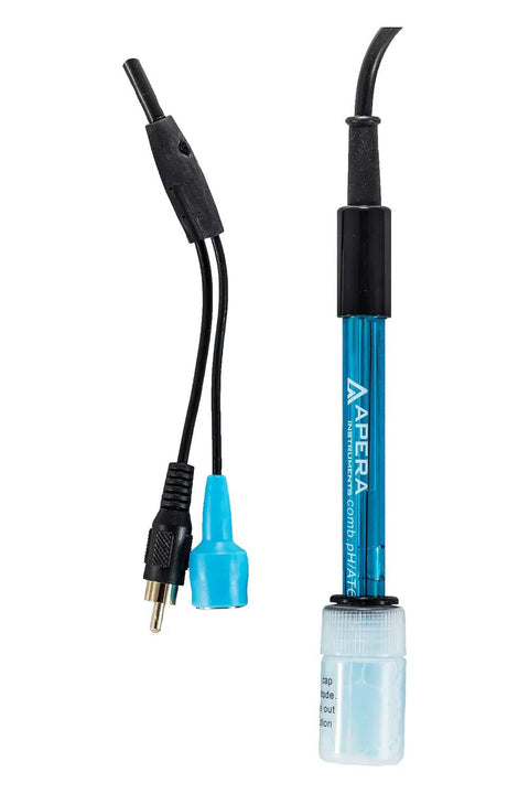 Premium Series PC8500 Portable Handheld PH And Conductivity Meter Kit electrode with blue probe and connecting cables