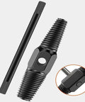 Heavy-Duty Pipe Thread Extractor For Broken Threads, Screw Removal Tool For Faucets And Water Lines, black metal tool set