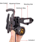 Drop Away Arrow Rest For Compound And Pulley Bows, Right Hand, Black Finish, CNC Machined Aluminum Alloy, Durable And Corrosion Resistant