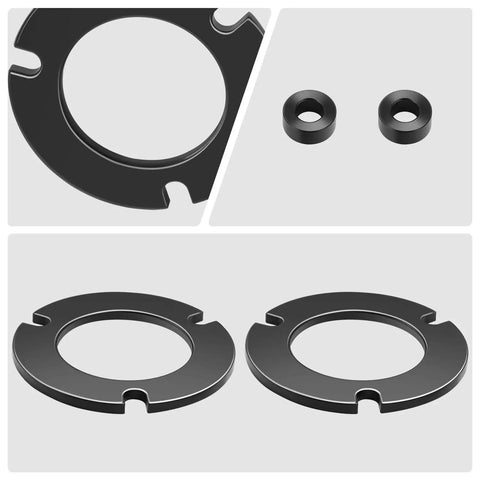 0.5-Inch Front Strut Top Mount Leveling Lift Spacers Kit For Toyota 4Runner FJ Cruiser Tacoma GX460 Boost Ground Clearance And Fit Bigger Tires
