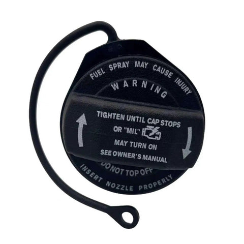 Top view of Gas Cap Filler For VW Jetta GTI Golf Beetle MK5 MK6 And Audi A3 S3 OE 5C0201550B 1K0-201-550-F 1K0201550AE Replacement Fuel Tank Cap