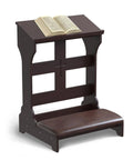 Wooden Prayer Kneeler Bench With Cushion Pad For Home Or Church, Easy Assembly Kneeling Chair With Shelf, Sturdy Pine Wood Praying Stool 23W X 20D X 32H