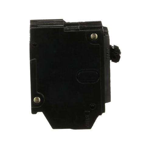 Side view of Single Q-Line THQL21100 100A Double-Pole 120/240 VAC Plug-In Circuit Breaker, Thermal-Magnetic Common-Trip