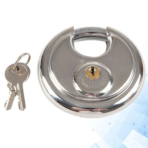 Heavy Duty Waterproof Stainless Steel Padlock For Backpacks Drawers And Luggage Rust Proof Keyed Security Lock with keys.