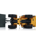 Top view of Badass 1/16 Scale RC Loader Built Like A Tank With Killer Four Wheel Drive And Heavy Duty Transmission, showcasing alloy axles.