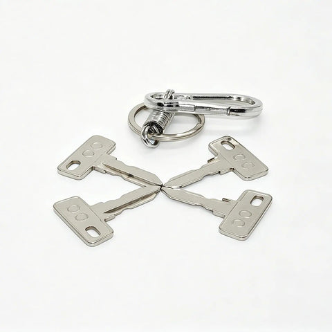 4 Pack Golf Cart Ignition Keys Replacement 1012505 For Club Car DS 1982 Up Precedent DS 2004 Up Tempo Gas 2018 Up EZGO 1981 Up Electric Carts